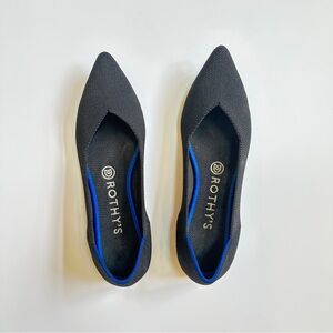 Rothy's the Point Black Flats 8